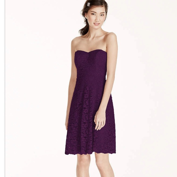 short plum bridesmaid dresses